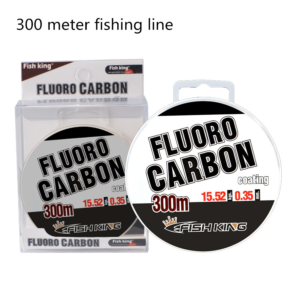 Fluorocarbon Line - Vollflorocarbon-Angelschnur 300m 0,30mm-0,50mm 100% Monofilament-Angelschnur Japanische