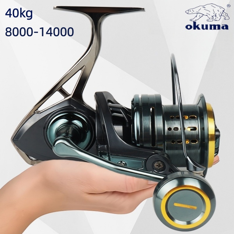 Abu Garcia Reel Max - Okuma Premium Große Spinnrolle für Meeresfischerei,