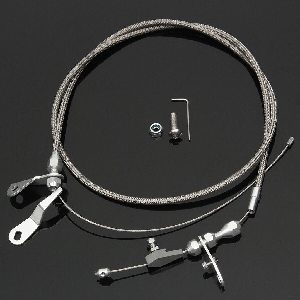 Braided Line - Gaszug aus Edelstahl Geflochtene Schaltleine Passend