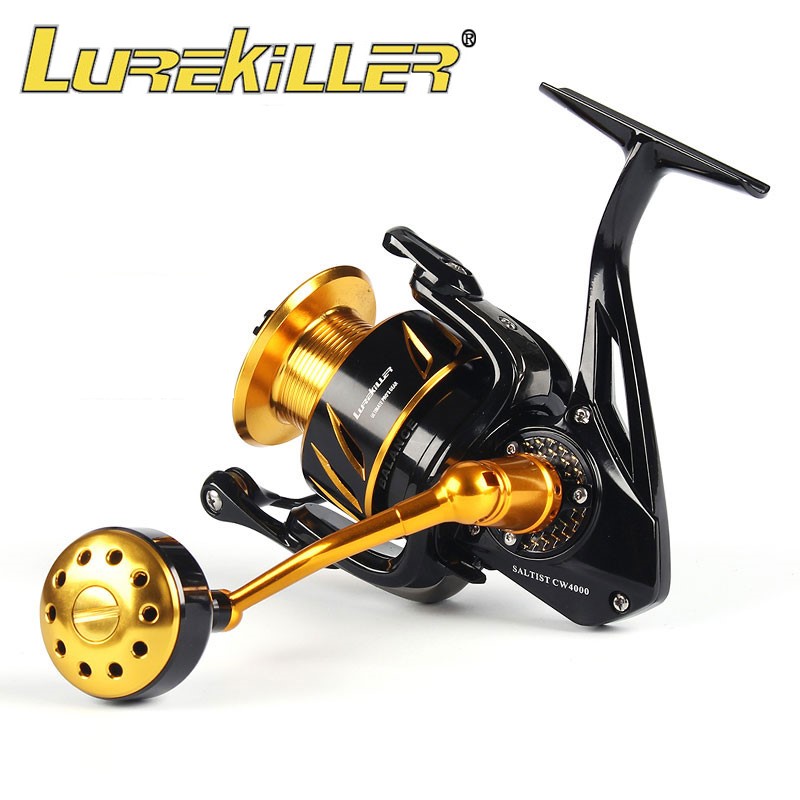 Abu Garcia Reel Max - Lurekiller Saltist CW Vollmetall-Spinnrolle Salzwasser-Jigging-Rolle 10BB