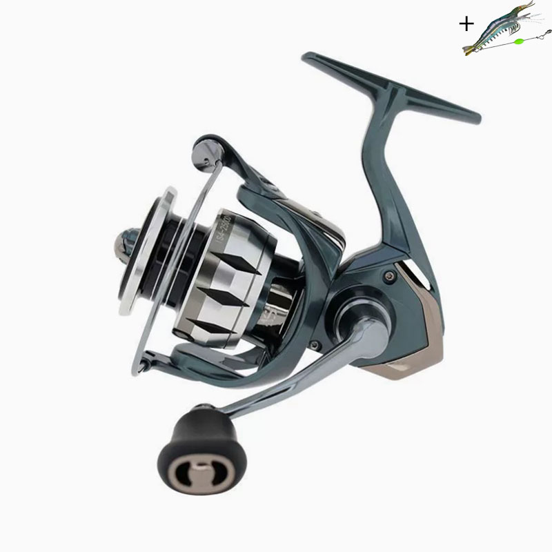 Abu Garcia Reel Max - Spinnrolle mit flachem Spulenbehälter Luya 2500S