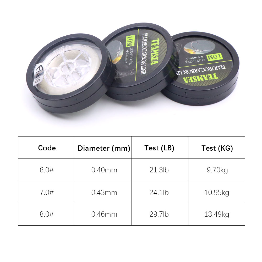 10m Fluorocarbon-beschichtete  – Fluorocarbon Line Bewertung und Preis