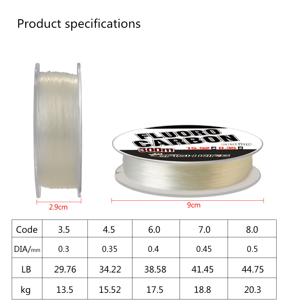 Vollflorocarbon-Angelschnur 30 – Fluorocarbon Line Bewertung und Preis