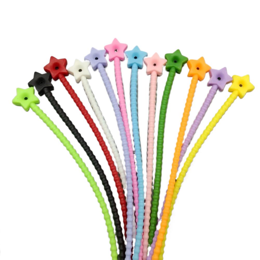 10Pcs Blume Stern Silikon Kabe – Tippet Line Bewertung und Preis